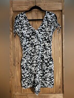 Express Black and White Romper